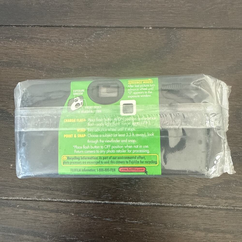 Fujifilm QuickSnap Flash 1000 Disposable Camera Sealed - Picture 3 of 4